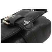 Vivienne Westwood Hazel smidig læder skattetaske Charm/nøglering - sort