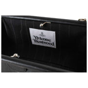 Vivienne Westwood Jane Supple Læderramme Pung Taske - Sort