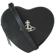 Vivienne Westwood Lousie Heart Crossbody Bag - Black