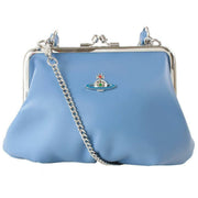 Vivienne Westwood Nappa Leather Granny Frame Purse - Blue