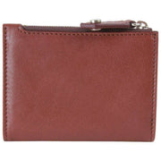 Vivienne Westwood Slim Flap smidig læderkortholder - kastanjebrun