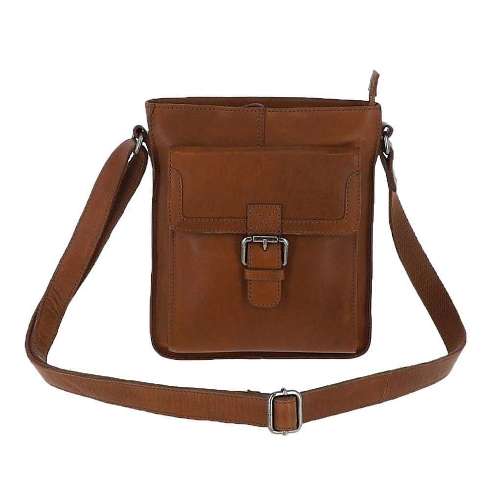 Ashwood Leather Windmere Small Waxy Leather Messenger Bag - Brown