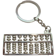 Bassin and Brown Abacus Key Ring - Silver