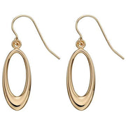 Beginnings Open Oval Earrings - Gold