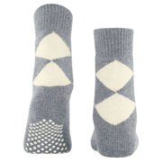 Burlington Cosy Argyle Socks - Grey Mel