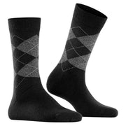 Burlington Marylebone Lurex Socks - Black