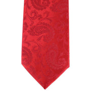 David Van Hagen Paisley Tie - Red