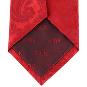 David Van Hagen Paisley Tie - Red