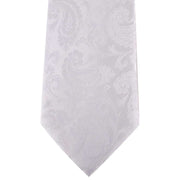 David Van Hagen Paisley Tie - White