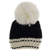 Dents Chunky Knit Beanie - Black/Cream