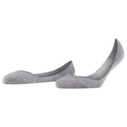 Falke Step Medium Cut No Show Socks - Light Grey Marl