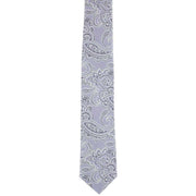 Michelsons of London Spring Paisley Silk Tie - Lilac