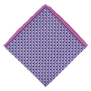 Michelsons of London Square Geo Handkerchief - Pink