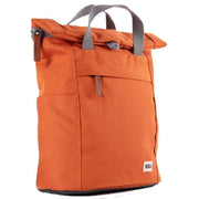 Roka Finchley A Small Sustainable Canvas Backpack - Atomic Orange