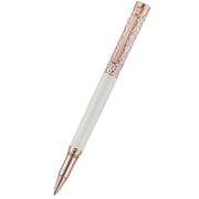 Waldmann Pens Xetra Vienna Lady Rollerball Pen - White/Rose Gold